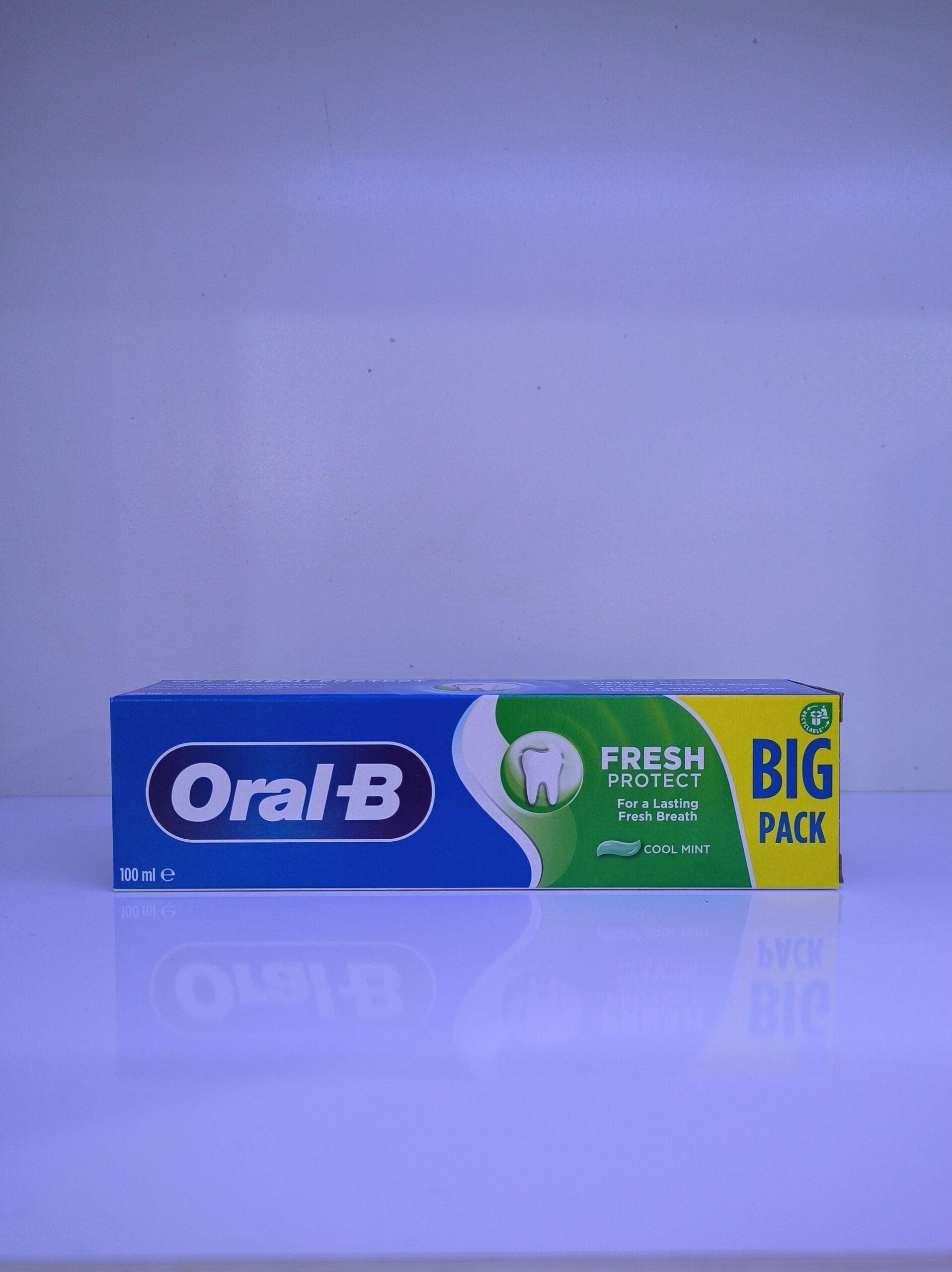 خميردندان خوشبو كننده دهان fresh protect اورال بی ORAL-B حجم 100 ميل