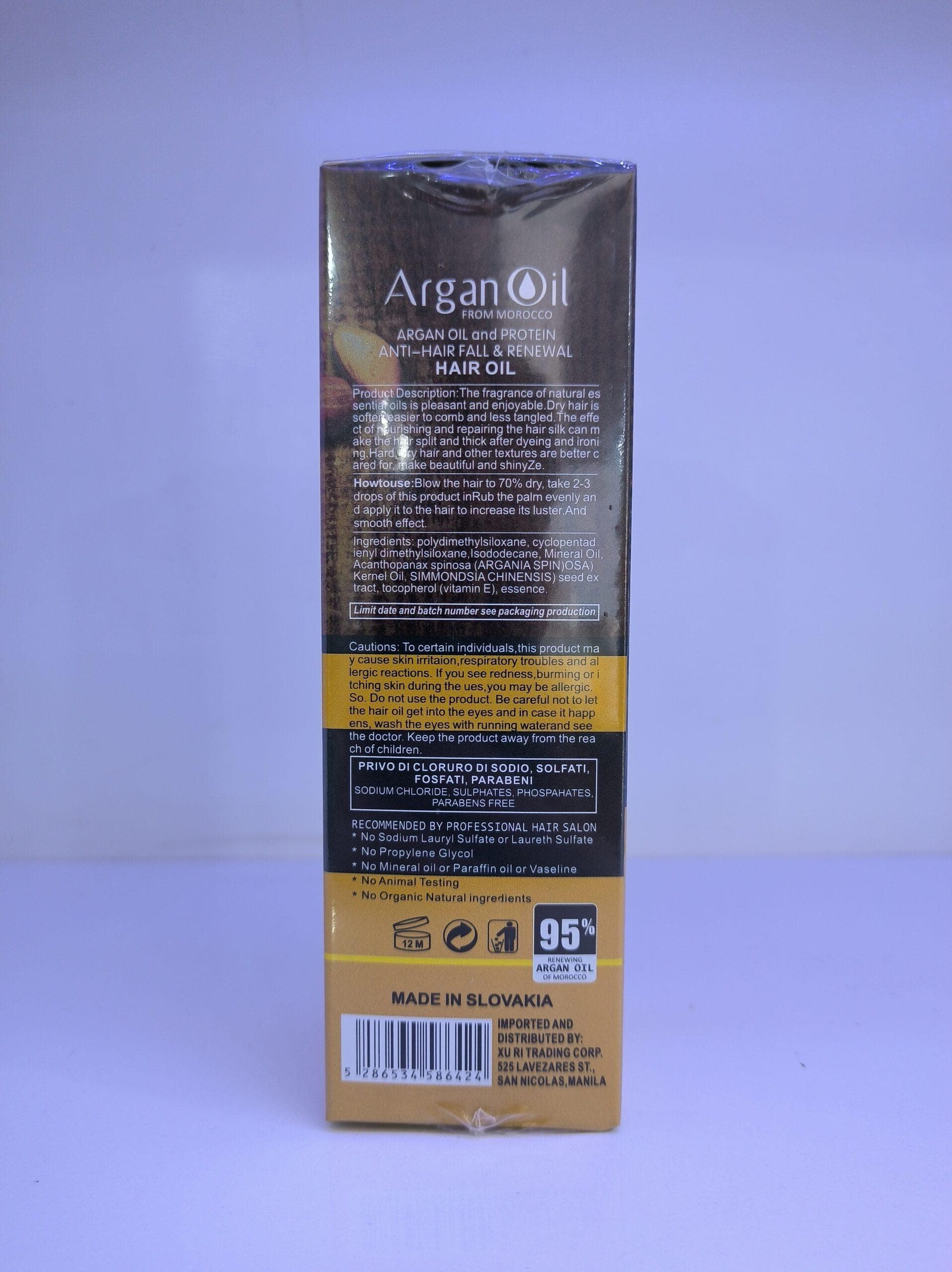 روغن آرگان لایتنس Lightness اصل اسلواکی حجم 100 میل — تصویر ۳