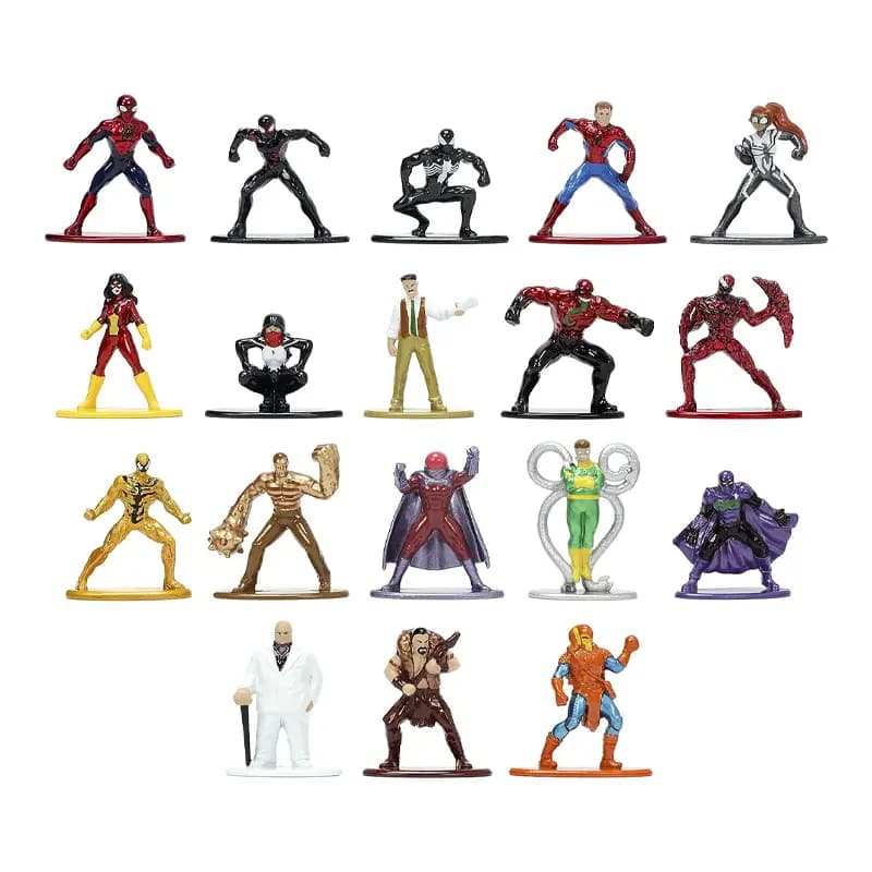 مینی فیگور جادا فلزی سری مارول Marvel (مردعنکبوتی-اسپایدرمن) کد 33786 مجموعه 18 عددی — تصویر ۹