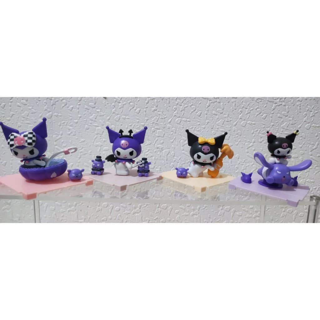 فیگور کرومی Kuromi همراه صفحه بسته ۸ عددی — تصویر ۷