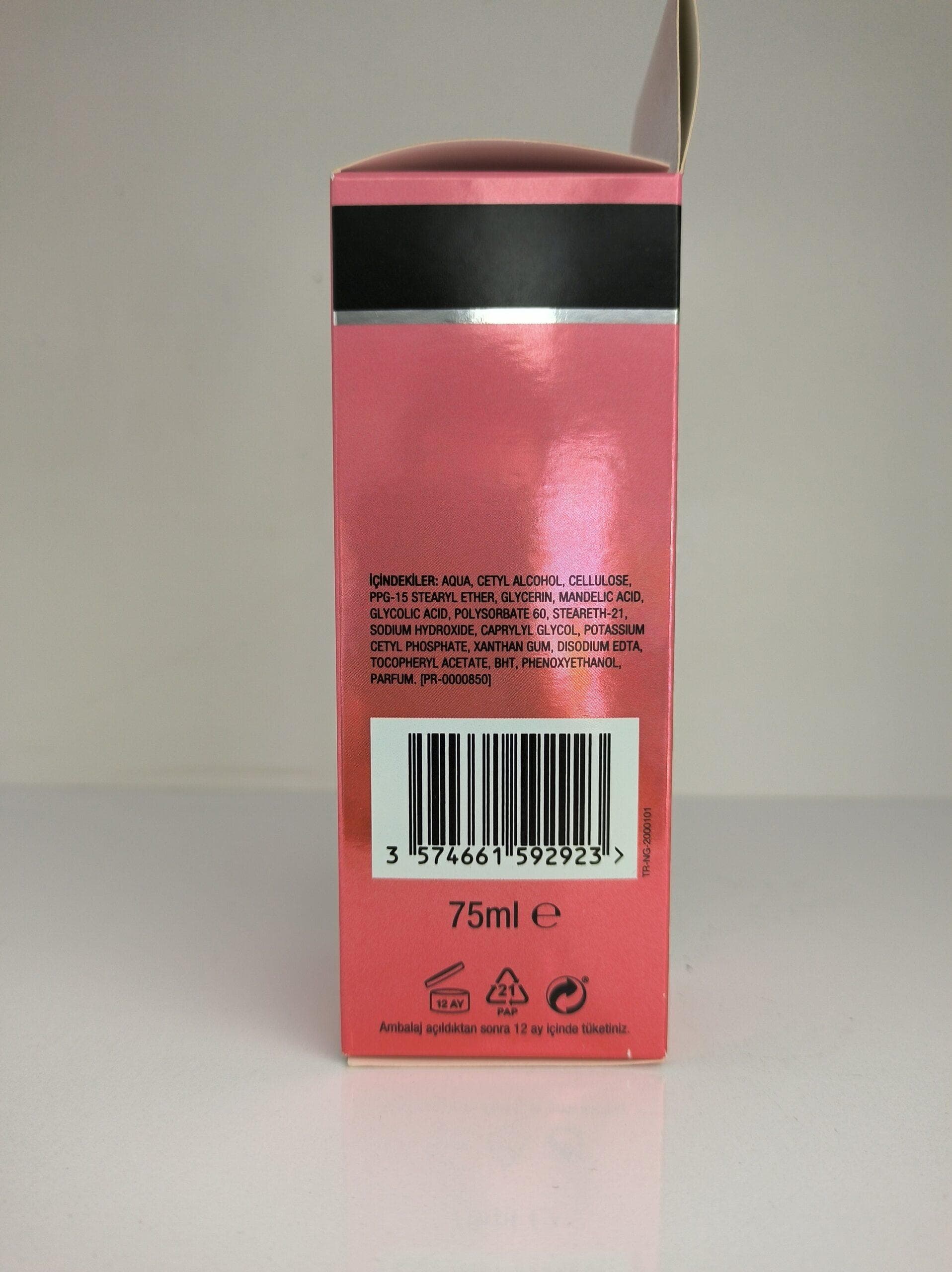کرم لایه بردار و احیاء کننده نیتروژینا NEUTROGENA مدل برایت بوست Bright Boost حجم 75 میلی — تصویر ۷