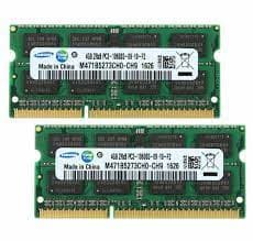 رم لپ تاپ DDR3 2G سامسونگ مدل 2GB 2Rx8 PC3-8500S-07-10-F2 M471B5673EH1-CF8