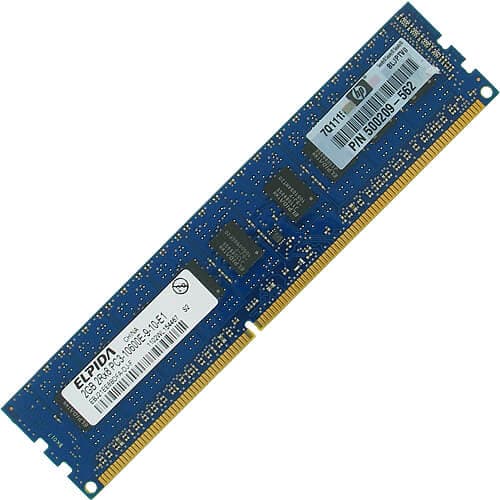 رم کامپیوتر Elpida DDR3( PC3 ) 1333Mhz ( 10600 ) 2GB 240PIN – الپیدا 2گیگ 1333مگاهرتز DDR3