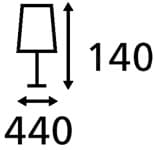 چراغ سقفی گرد کد MLG 198341-458312 — تصویر ۷