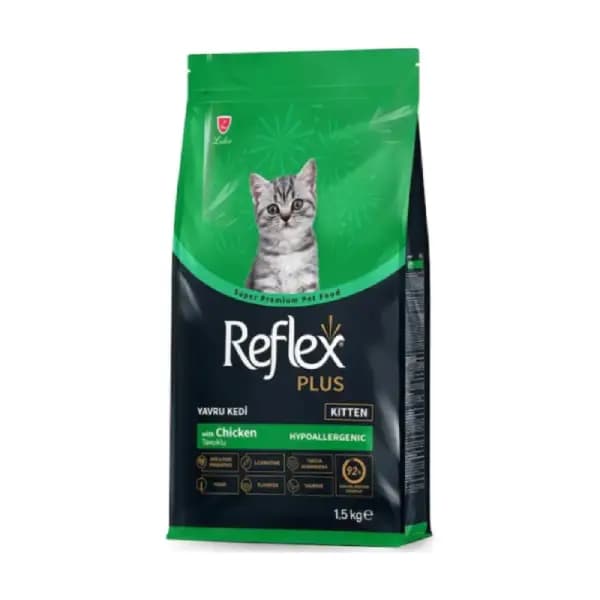 غذای خشک بچه گربه رفلکس پلاس کیتن با طعم مرغ – ReflexPlus Chicken Kitten Food