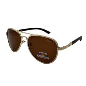 عینک آفتابی زنانه و مردانه خلبانی پلاریزه UV 400 مدل T8200589 — تصویر ۳