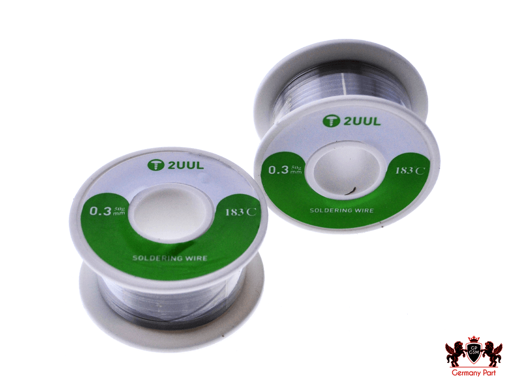 2UUL SOLDER WIRE 0.3 MM 50GR-سیم لحیم 0.3 میلی متری 50 گرمی