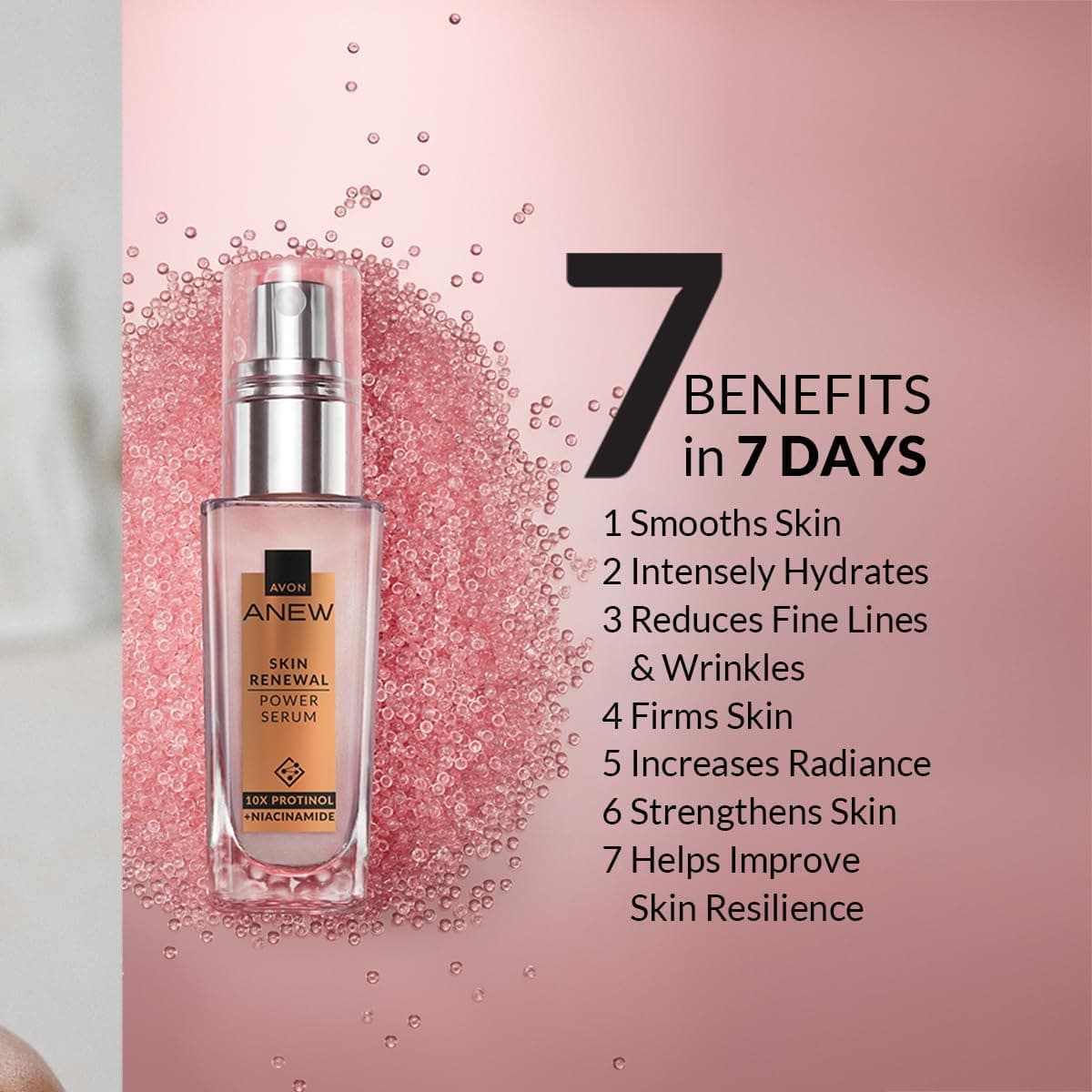سرم جوانساز پوست آون (Avon) سری Anew مدل Renewal Power Serum حجم ۳۰ میلی‌لیتر — تصویر ۱۱