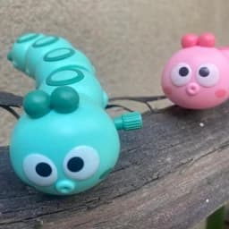 اسباب بازی کوکی مدل کرم مناسب کودک +6 ماه — تصویر ۶