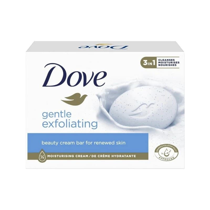 صابون داو Dove مدل gentle exfoliating لایه بردار ملایم حجم 90 گرم
