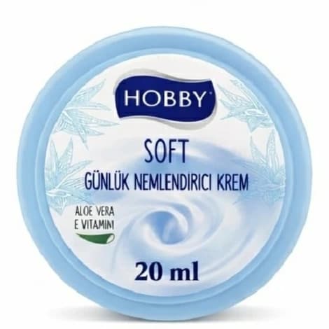 کرم مرطوب‌کننده هوبی مدل Soft | حاوی ویتامین E و عصاره آلوئه | حجم ۲۰ میلی‌لیتر