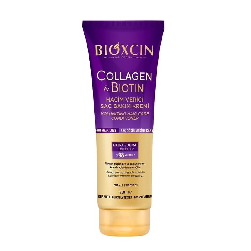 کرم مو بیوکسین Bioxcin Collagen & Biotin – حجم 250 میلی‌لیتر