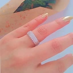 انگشتر نقره زنانه طرح پرنس عیار 925استاندارد ضد حساسیت سایز 8 — تصویر ۳