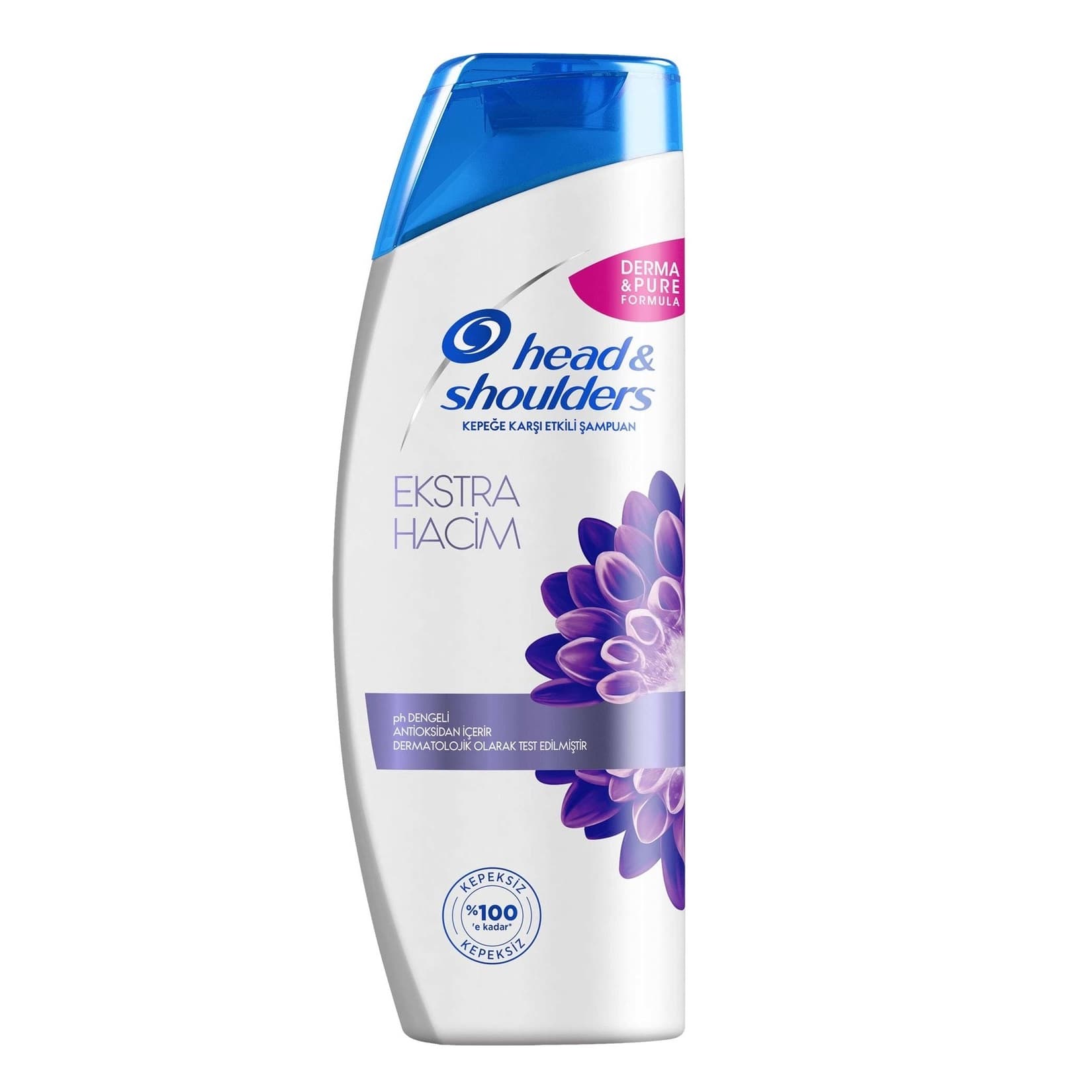 شامپو ضد شوره و حجمدهنده Head & Shoulders با رایحه گل بنفش | حجم 330 میلیلیتر