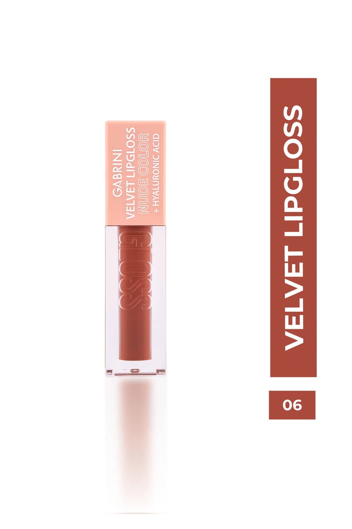 رژلب مایع مات گابرینی مدل Velvet Lipgloss شماره ۰۶