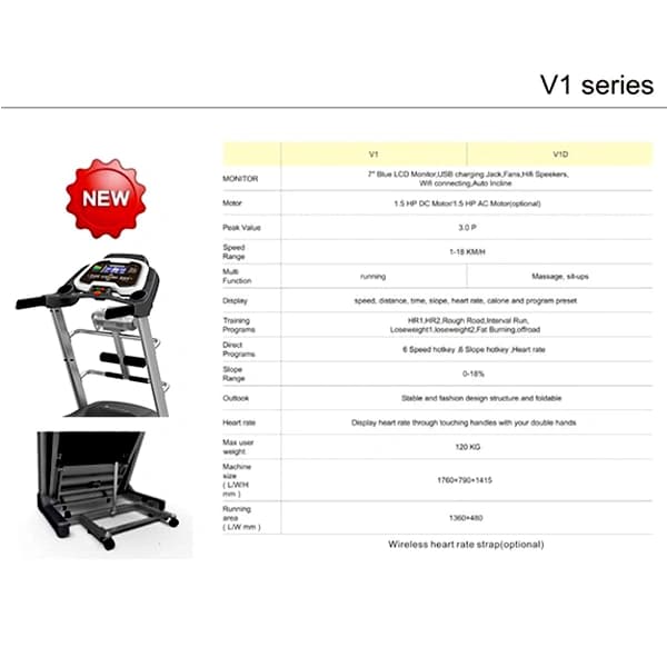 تردمیل خانگی سایتک مدل XG-V1D — تصویر ۹