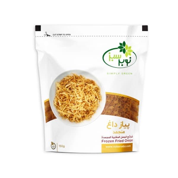 نوبر سبز پیاز داغ منجمد 150 گرم