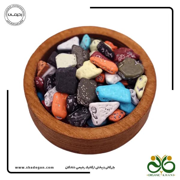 دراژه شکلاتی مدل سنگی پارمیدا