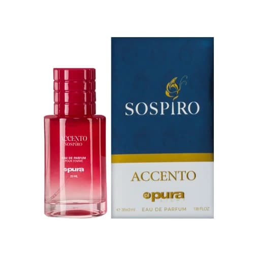 عطر زنانه پورا رایحه Accento Sospiro Perfumes حجم 35 میل