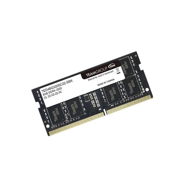 رم لپ‌تاپ DDR4 تک کاناله 3200 مگاهرتز تیم گروپ ظرفیت 8 گیگابایت