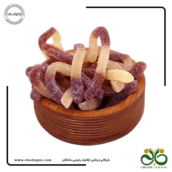 پاستیل ببتو مدل کرم شکری | BEBETO Worm sugar — تصویر ۳