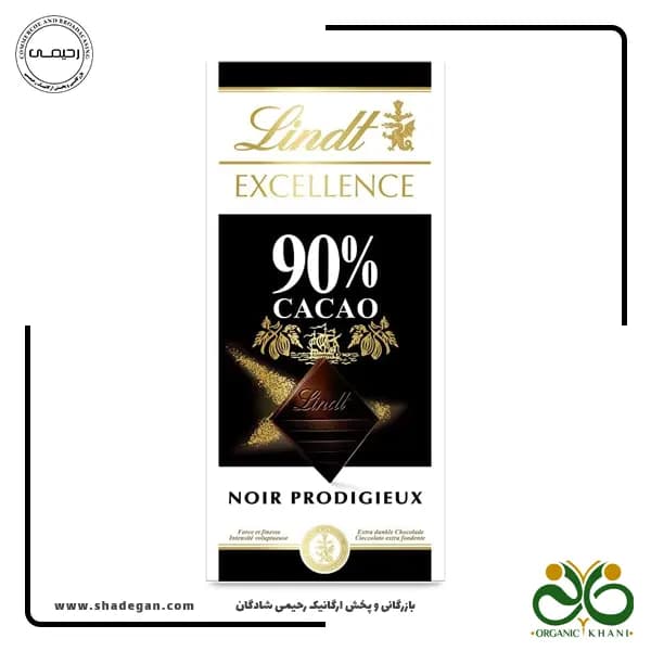 شکلات تلخ 90 درصد لینت | Lindt 90% cacao Noir Prodigieux — تصویر ۳