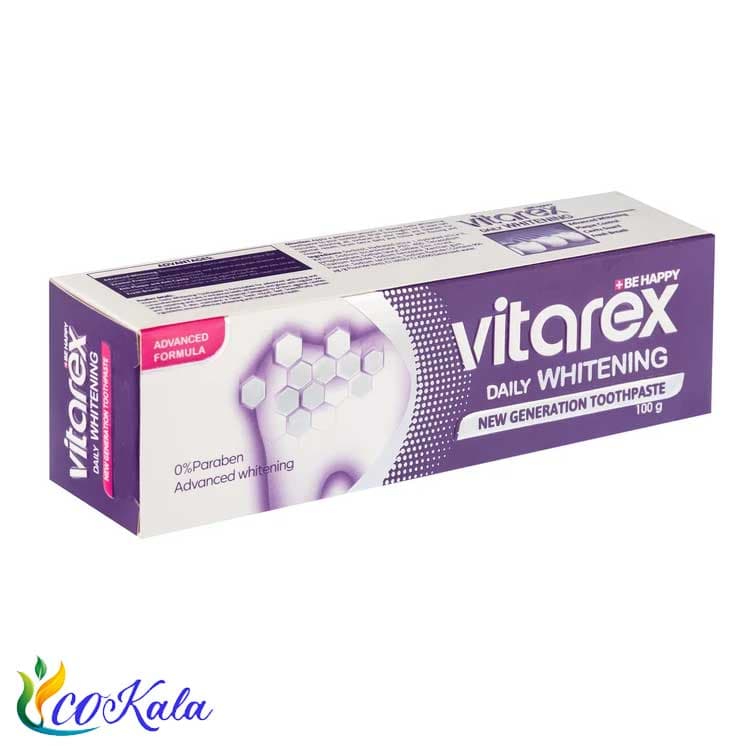 خمیر دندان ویتارکس مدل Daily Whitening وزن 100 گرم — تصویر ۱۲
