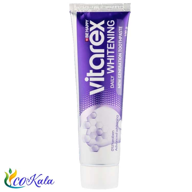 خمیر دندان ویتارکس مدل Daily Whitening وزن 100 گرم — تصویر ۲
