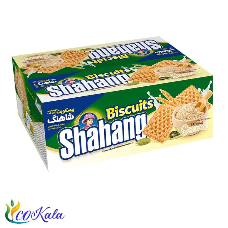 بیسکویت پذیرایی طعم هل و کنجد شاهنگ 5کیلویی — تصویر ۴