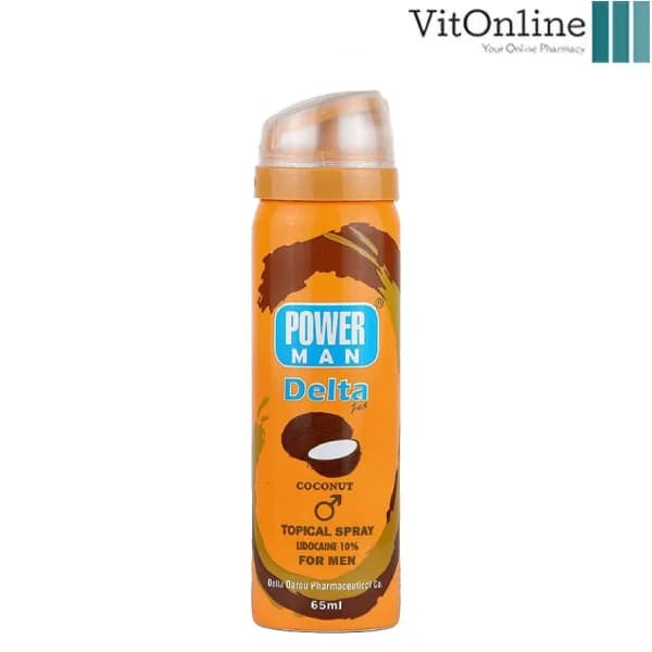 اسپری تاخیری پاورمن دلتا مدل Coconut حجم 65 میلی لیتر