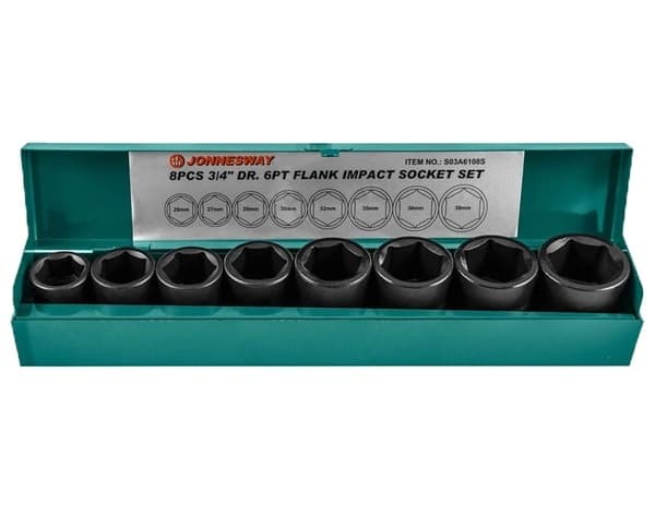 ست بکس جانزوی فشار قوی 8 پارچه 3/4 اینچ مدل S03A6108S