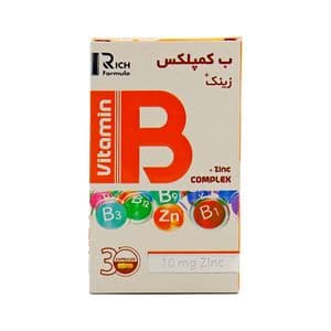 کپسول ب کمپلکس و زینک بهستان بسته 30 عددی — تصویر ۴