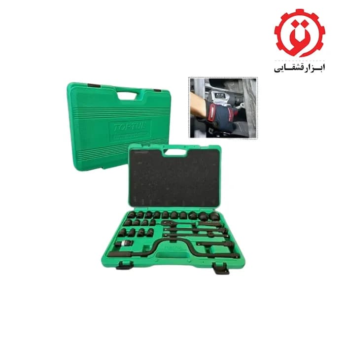 جعبه بکس تاپ تول فشار قوی 24 پارچه 1/2 اینچ مدل GDAI2401 — تصویر ۷