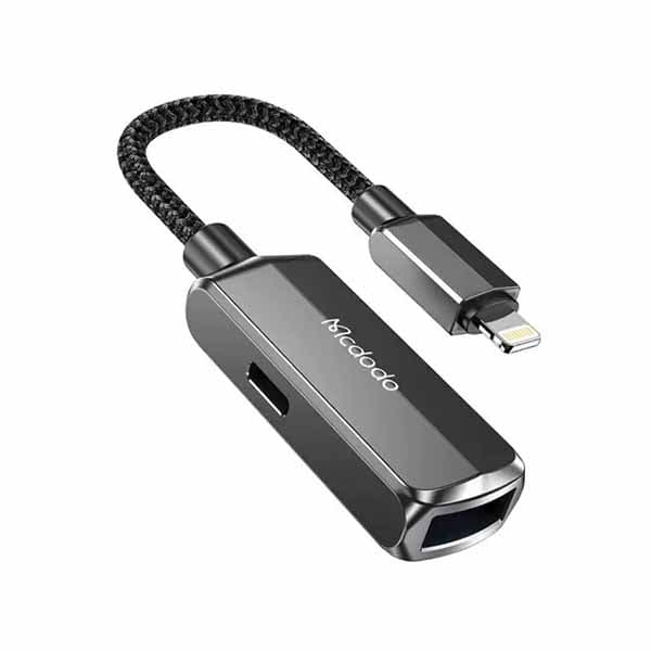 تبدیل لایتنینگ اتصال همزمان شارژر و USB مک دودو Mcdodo CA-2690 — تصویر ۱۰