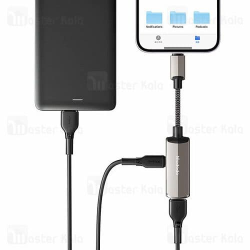 تبدیل لایتنینگ اتصال همزمان شارژر و USB مک دودو Mcdodo CA-2690 — تصویر ۷