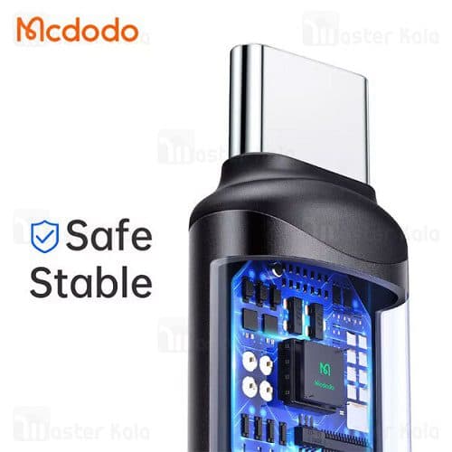 تبدیل Type C به لایتنینگ مک دودو توان 3 آمپر Mcdodo Lightning to Type C OT-7700 — تصویر ۴