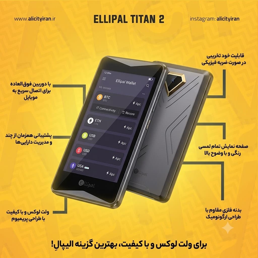کیف پول الیپال تایتان 2025 نسخه 2