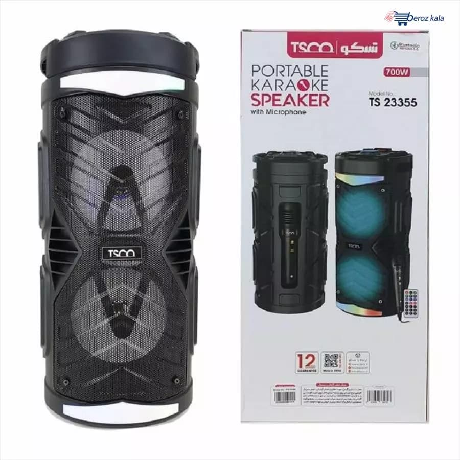 اسپیکر بلوتوثی قابل حمل تسکو مدل TSCO TS 23355 Speaker / TS 23355 — تصویر ۴