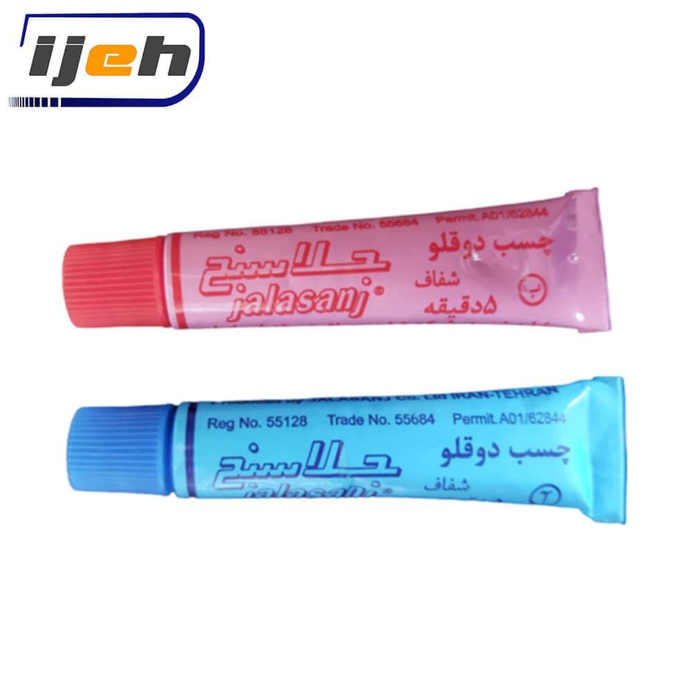 چسب دو قلوی شفاف جلاسنج jalasanj EPOXY ADHESIVE 706C