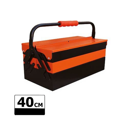 جعبه ابزار فلزی تانوس 40 سانت اتوماتیک دو طبقه TANOS