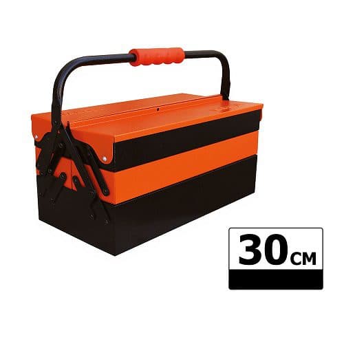 جعبه ابزار فلزی تانوس 30 سانت اتوماتیک دو طبقه TANOS
