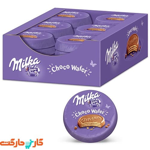 بسته 30 عددی ویفر شکلاتی میلکا سکه ای (Milka)