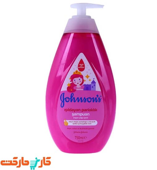 شامپو بچه جانسون صورتی آرگان حجم 750 میلی لیتر (Johnson’s)