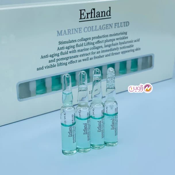 پک ویال کلاژن ارفلند 12عددی (ضدپیری و لیفت کننده) — تصویر ۵
