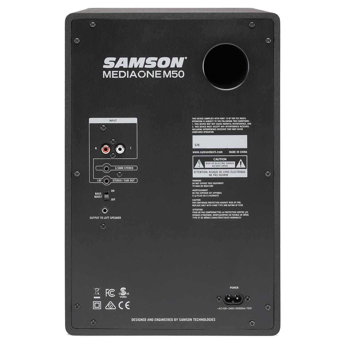 اسپیکر مانیتورینگ Samson MediaOne M50 — تصویر ۵