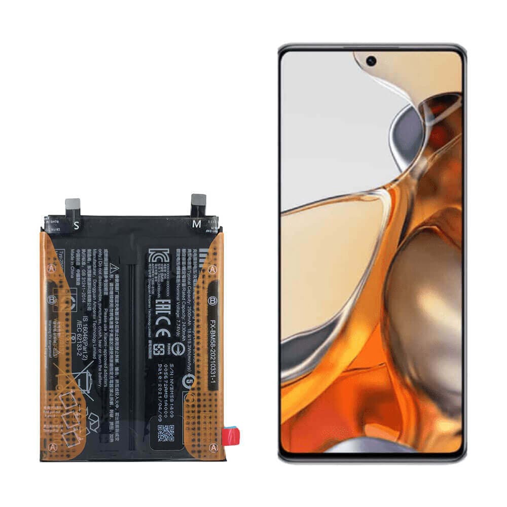 باتری گوشی شیائومی Mi 11t pro مدل BM58 — تصویر ۲