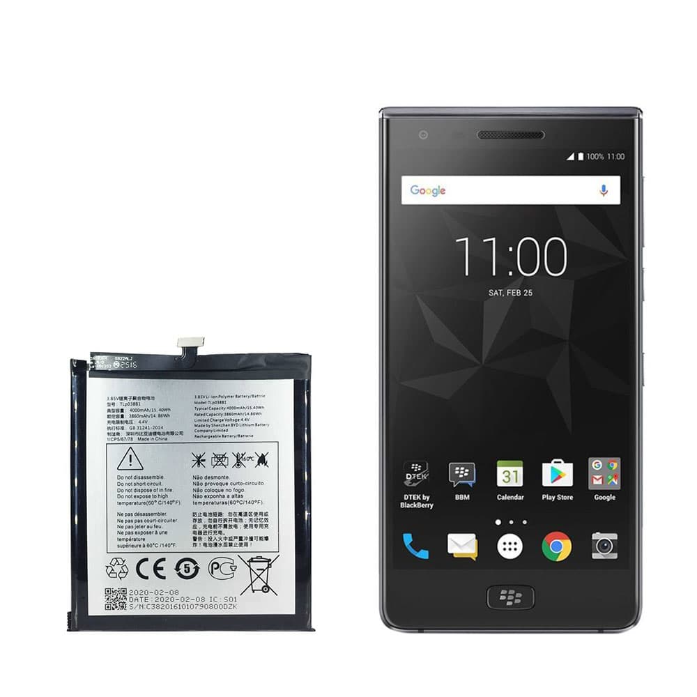 باتری گوشی بلک بری blackberry motion — تصویر ۱۱