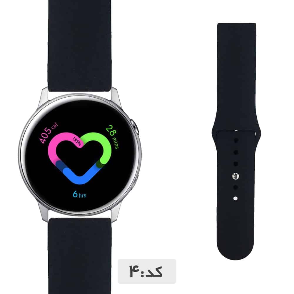 بند سیلیکونی ساعت سامسونگ Galaxy Watch Active — تصویر ۶
