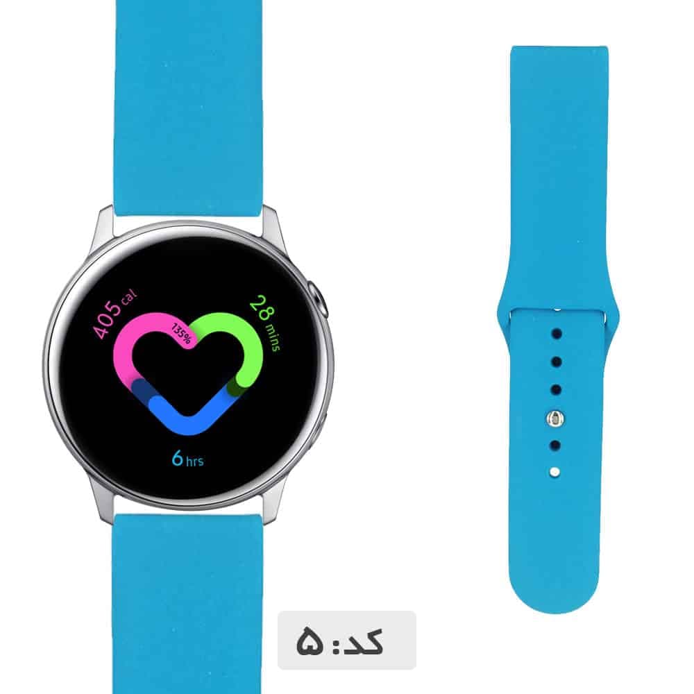 بند سیلیکونی ساعت سامسونگ Galaxy Watch Active — تصویر ۷