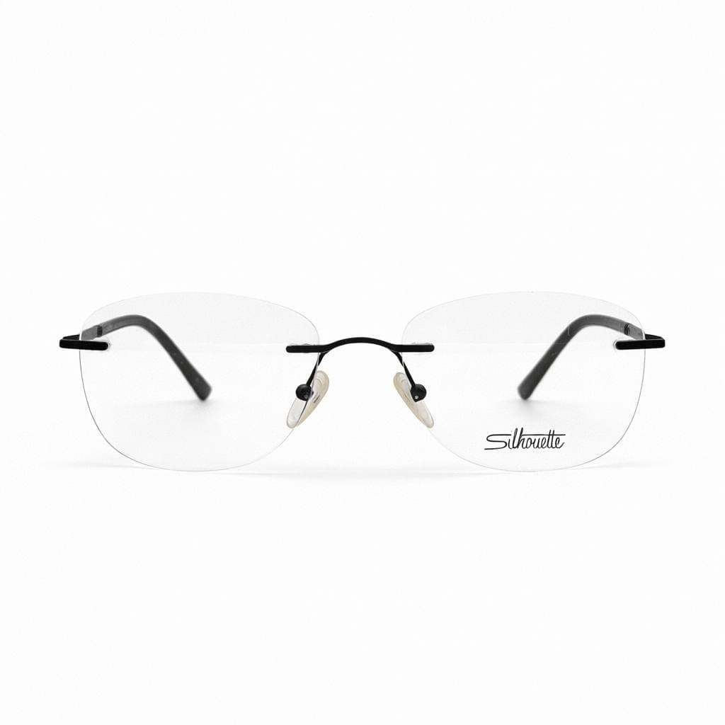 عینک طبی سیلوئت (Silhouette / سیلوئت) مدل 8011 | فریم فلزی بدون فریم فوق‌سبک زنانه